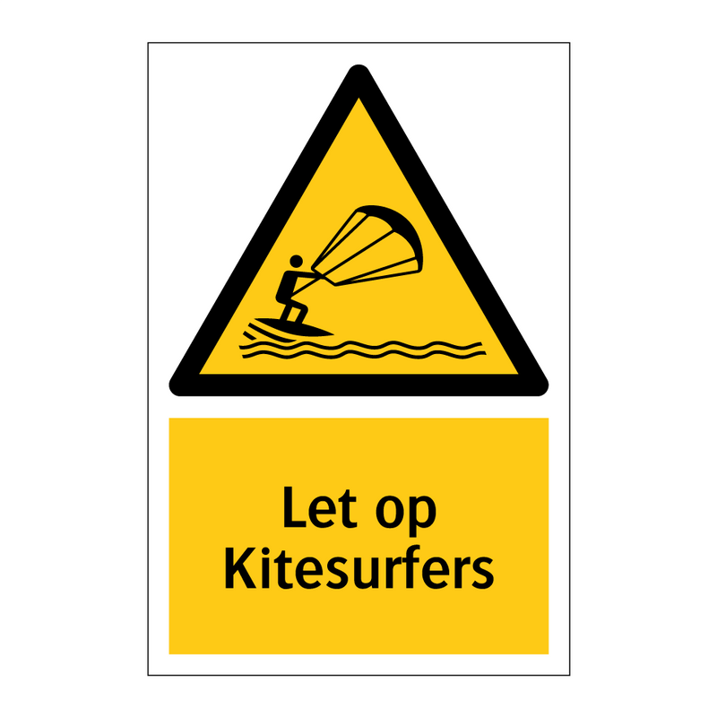 Let op Kitesurfers