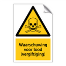 Waarschuwing voor lood (vergiftiging)