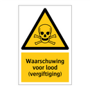 Waarschuwing voor lood (vergiftiging)