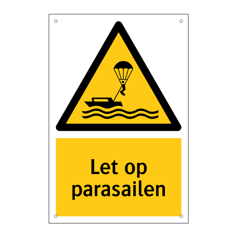 Let op parasailen