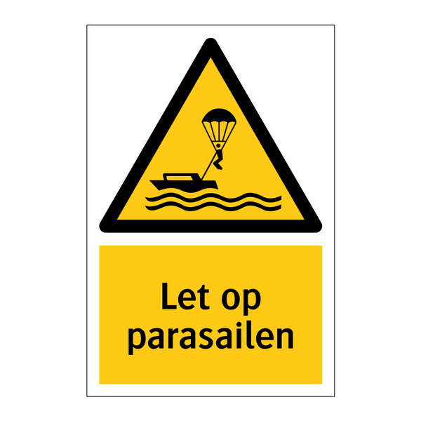 Let op parasailen