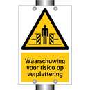Waarschuwing voor risico op verplettering