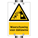 Waarschuwing voor daklawine