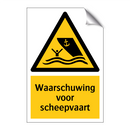 Waarschuwing voor scheepvaart