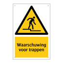 Waarschuwing voor trappen
