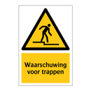 Waarschuwing voor trappen