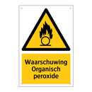 Waarschuwing Organisch peroxide
