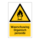 Waarschuwing Organisch peroxide