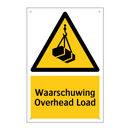 Waarschuwing Overhead Load