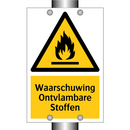 Waarschuwing Ontvlambare Stoffen