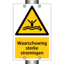 Waarschuwing sterke stromingen