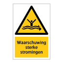 Waarschuwing sterke stromingen