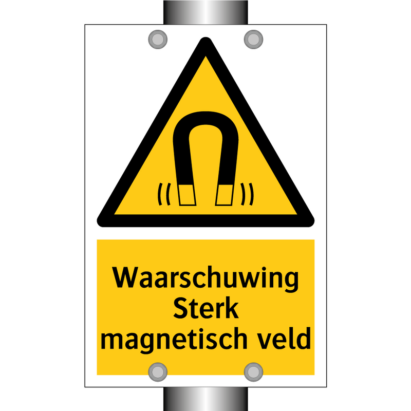 Waarschuwing Sterk magnetisch veld