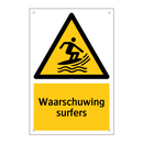 Waarschuwing surfers