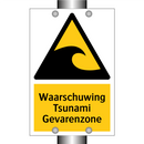Waarschuwing Tsunami Gevarenzone