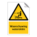 Waarschuwing waterskiën