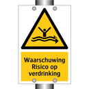 Waarschuwing Risico op verdrinking