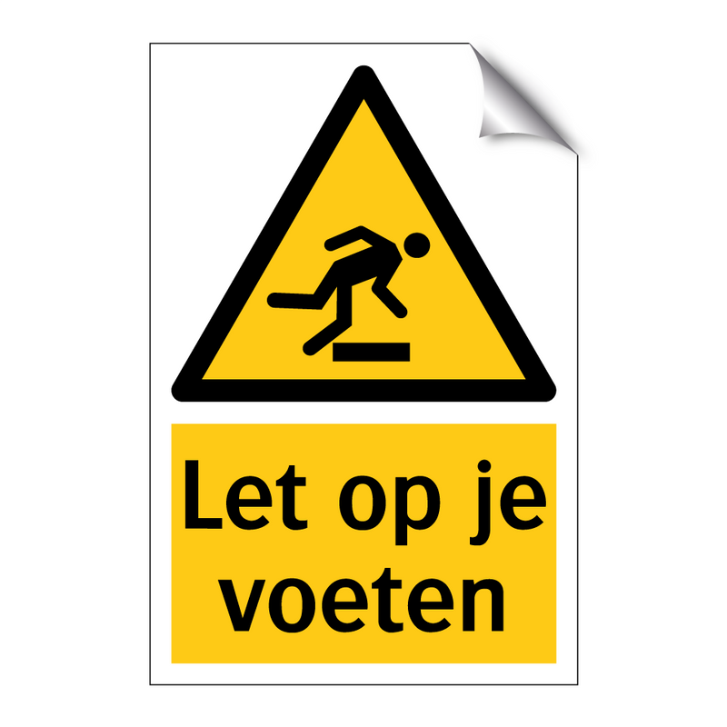 Let op je voeten