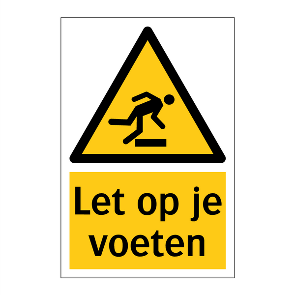 Let op je voeten