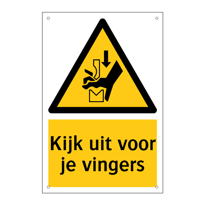 Kijk uit voor je vingers