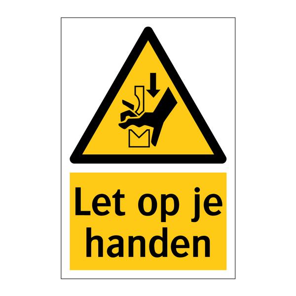 Let op je handen