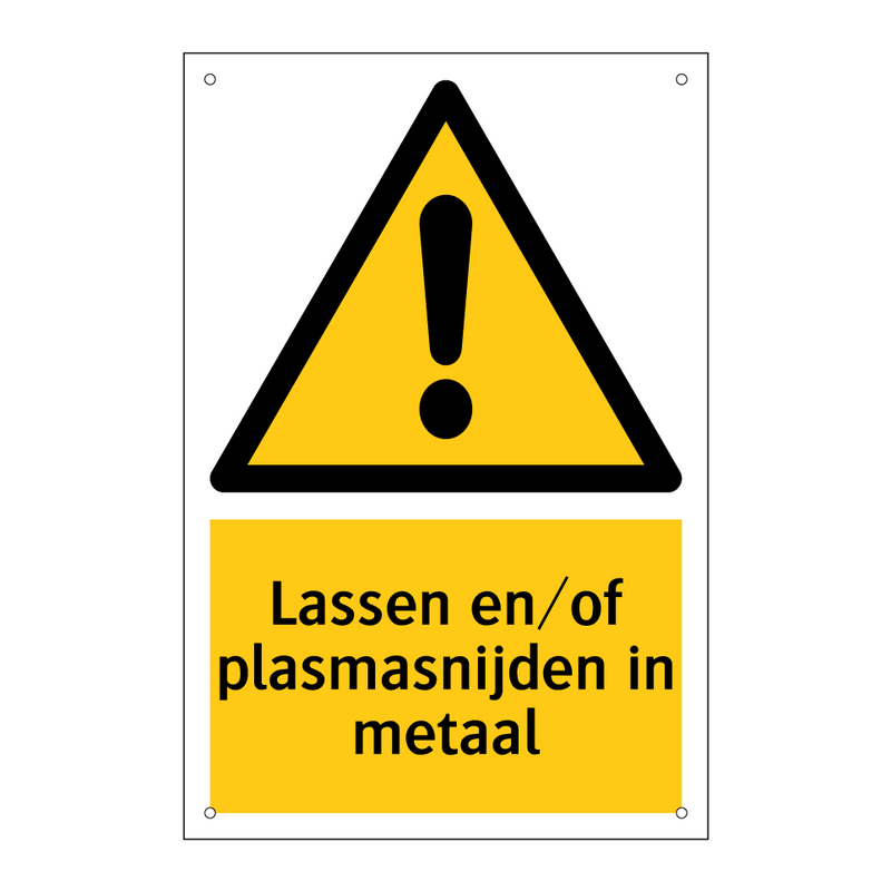 Lassen en/of plasmasnijden in metaal