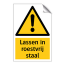 Lassen in roestvrij staal