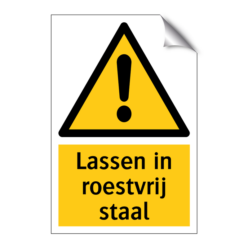 Lassen in roestvrij staal