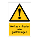 Werkzaamheden aan gasleidingen