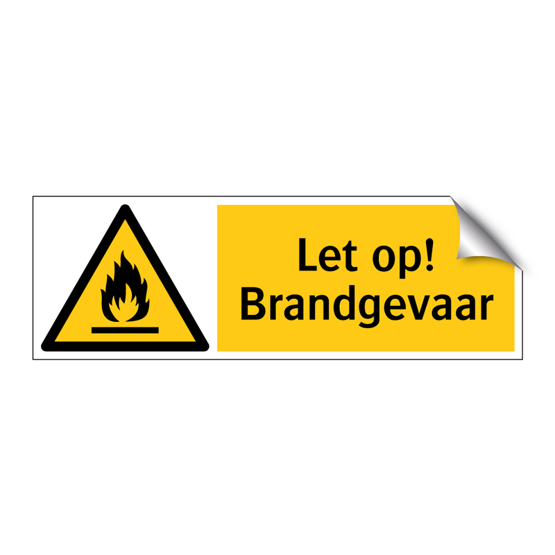 Let op! Brandgevaar