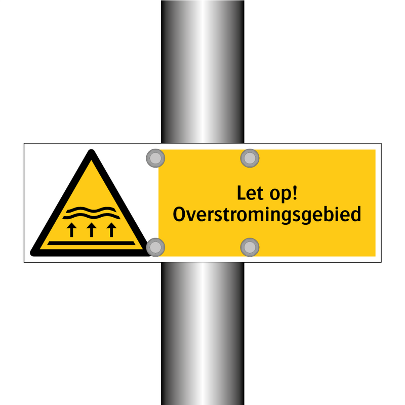 Let op! Overstromingsgebied