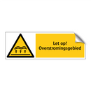 Let op! Overstromingsgebied