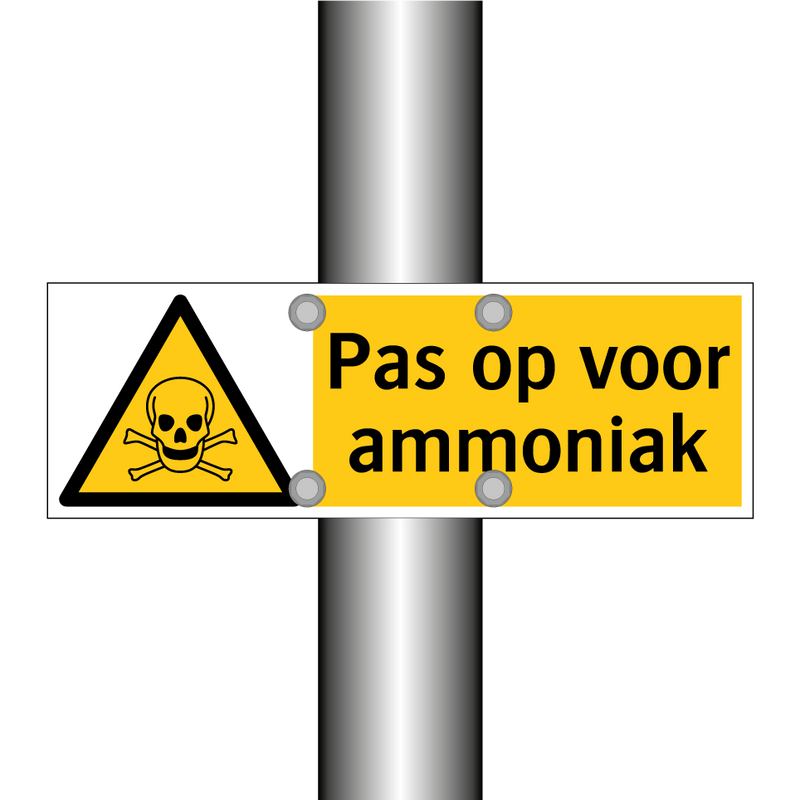 Pas op voor ammoniak