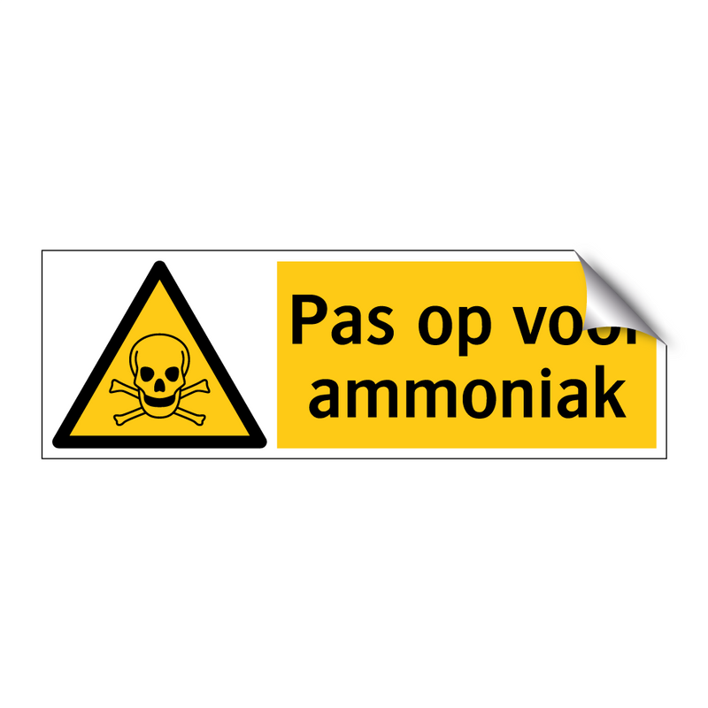 Pas op voor ammoniak