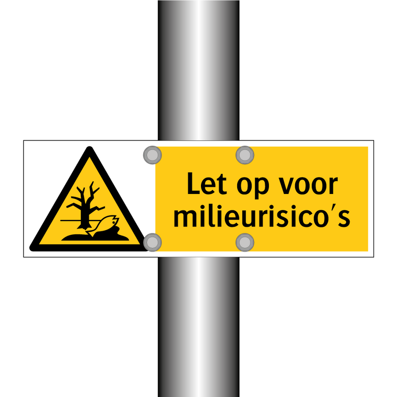 Let op voor milieurisico's