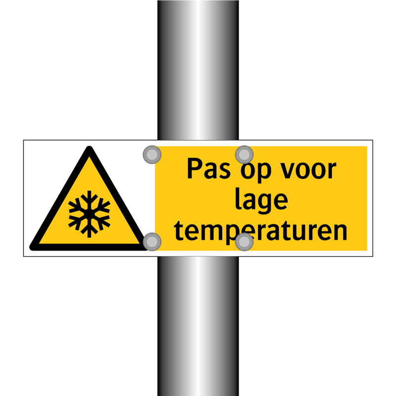 Pas op voor lage temperaturen