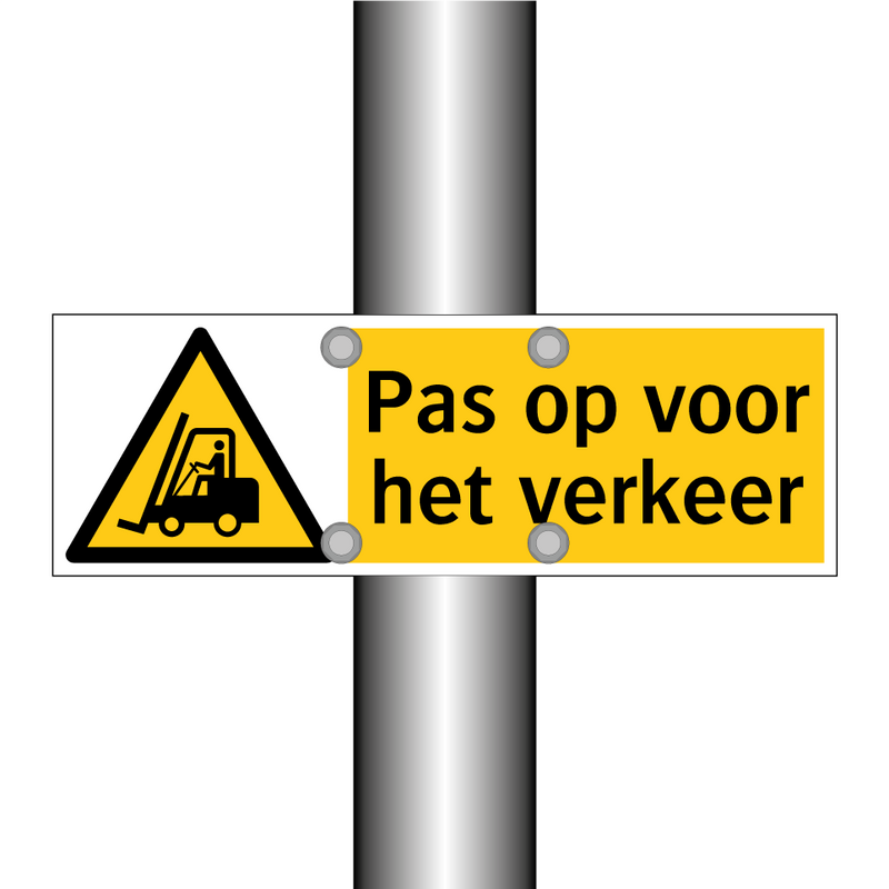Pas op voor het verkeer