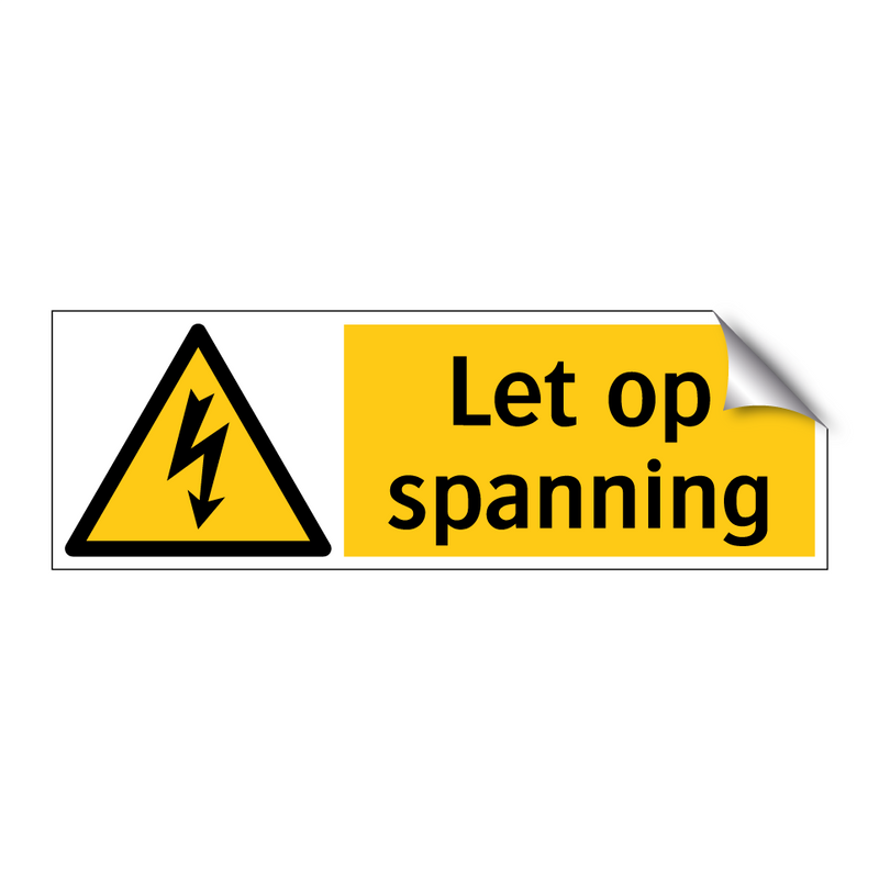 Let op spanning