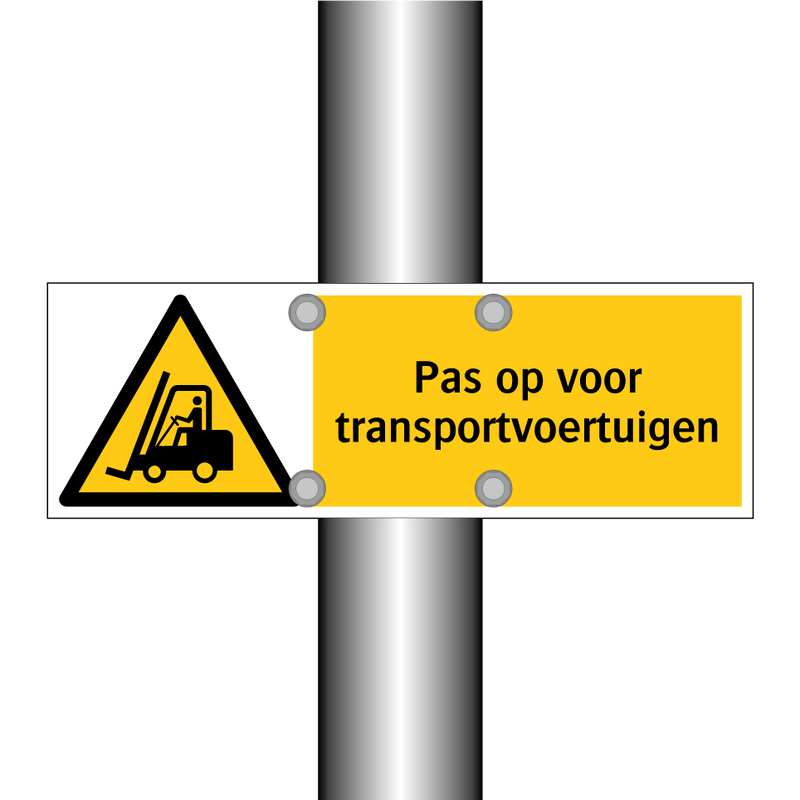 Pas op voor transportvoertuigen