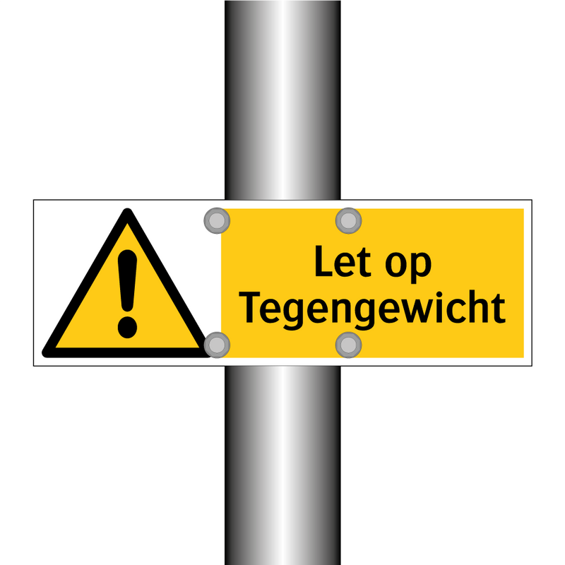 Let op Tegengewicht
