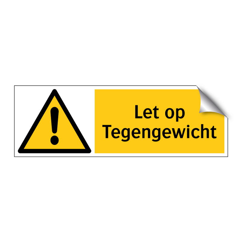 Let op Tegengewicht