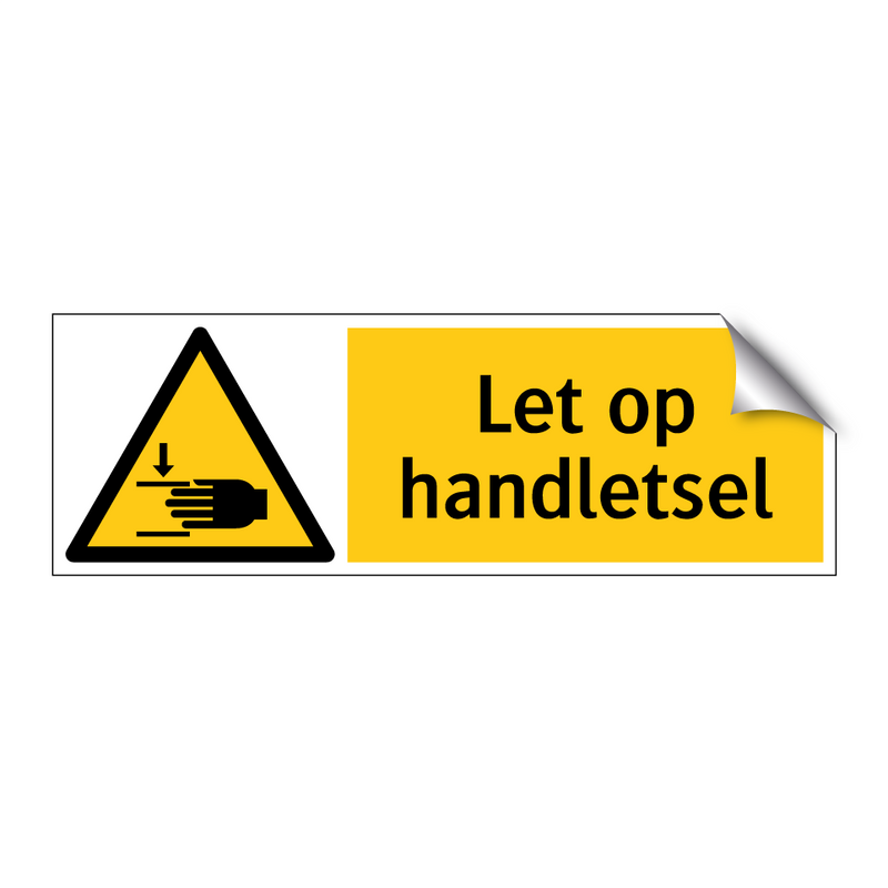 Let op handletsel
