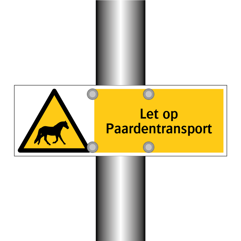 Let op Paardentransport
