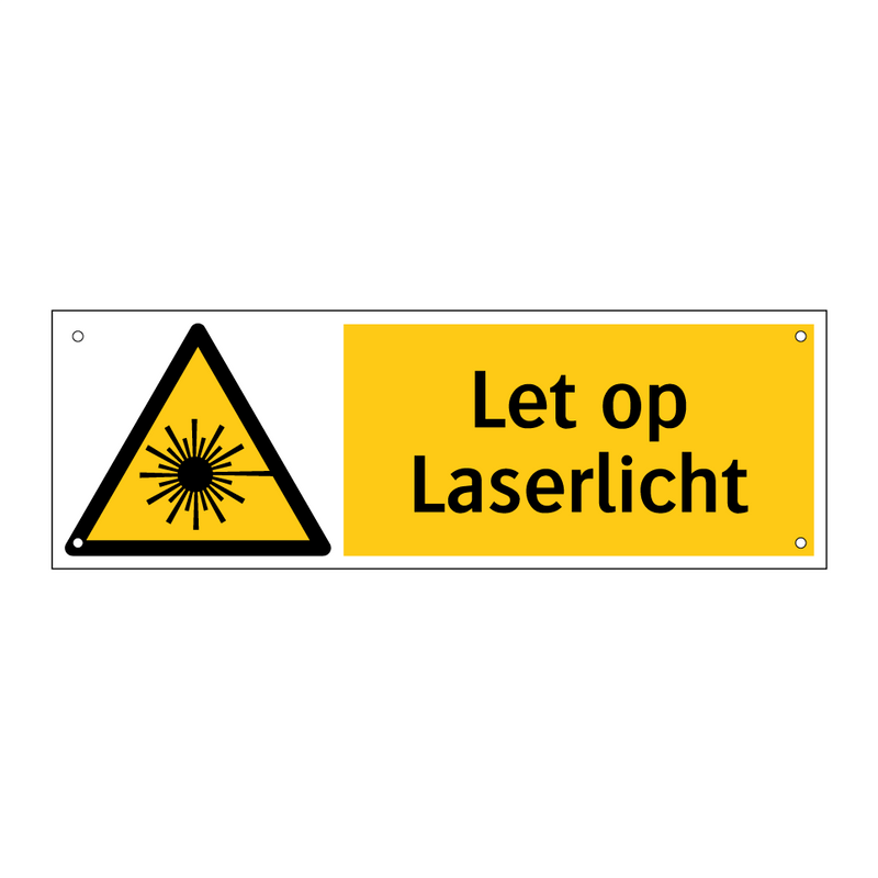 Let op Laserlicht