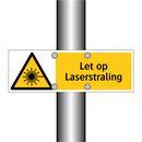 Let op Laserstraling