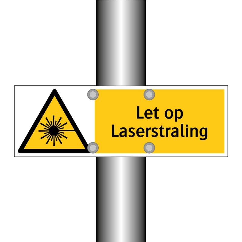 Let op Laserstraling