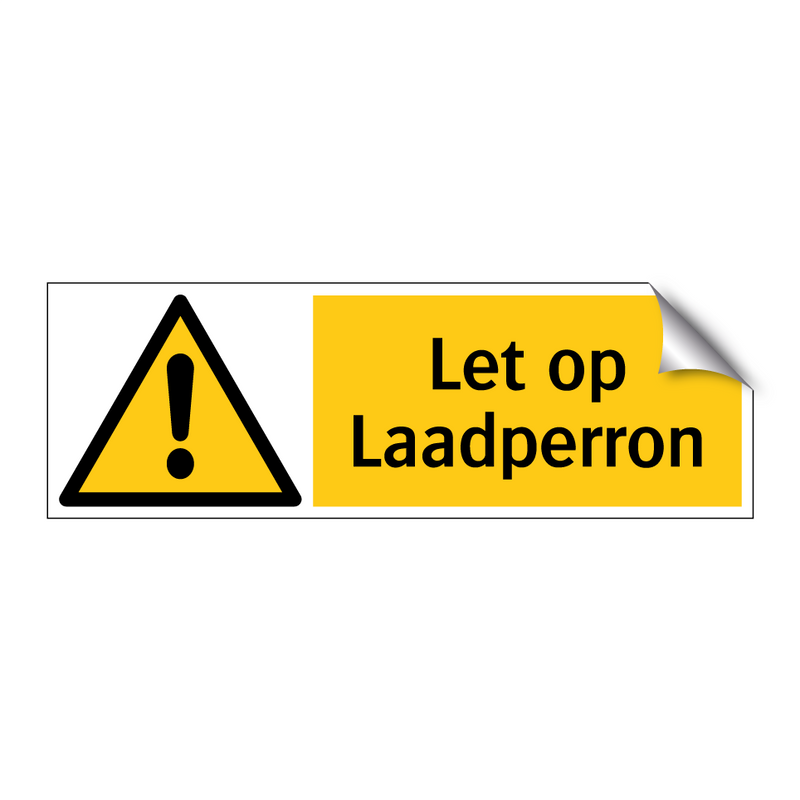 Let op Laadperron