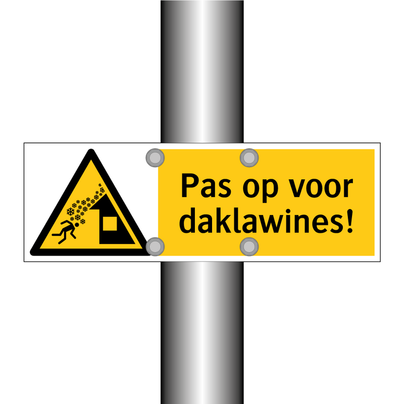 Pas op voor daklawines!