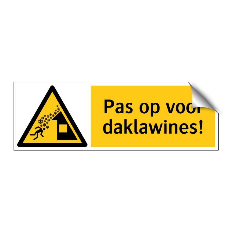 Pas op voor daklawines!