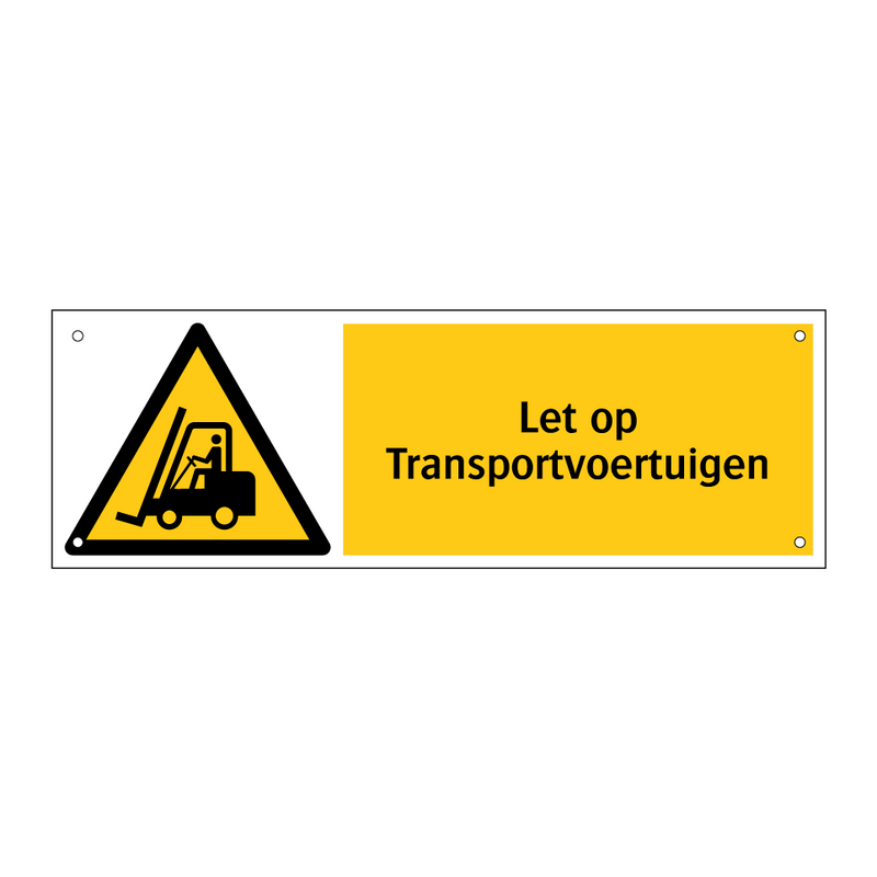 Let op Transportvoertuigen